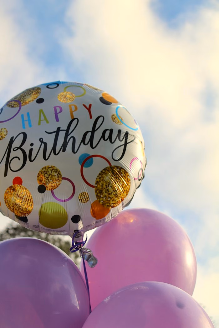 Happy birthday balloons